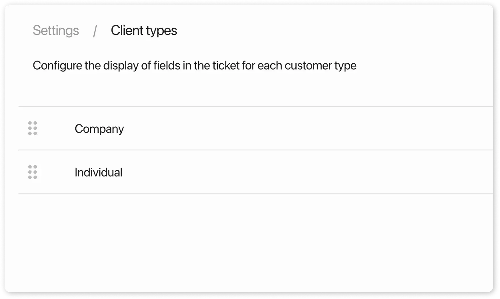 Client Types