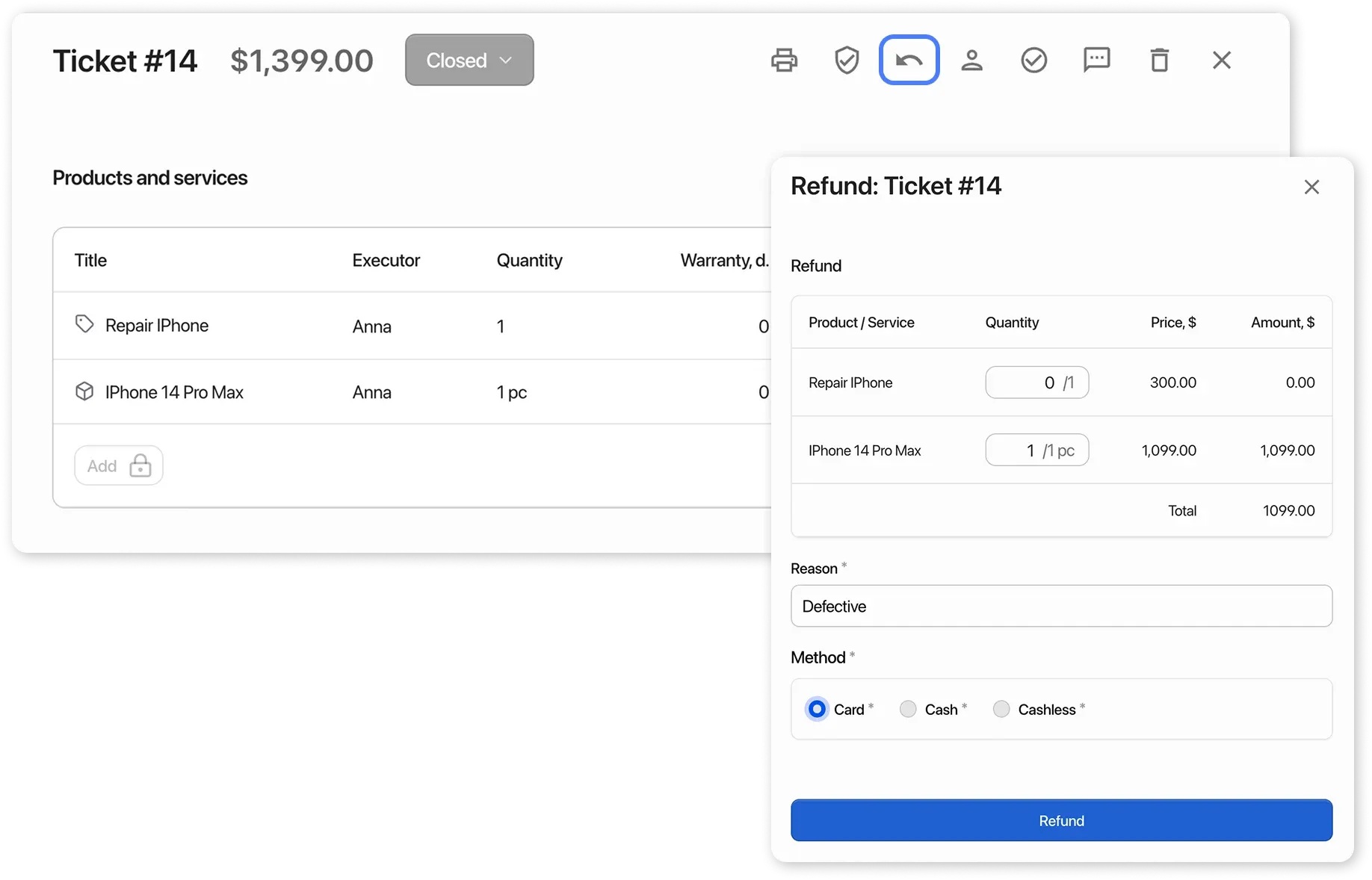 How to process a return in HelloClient