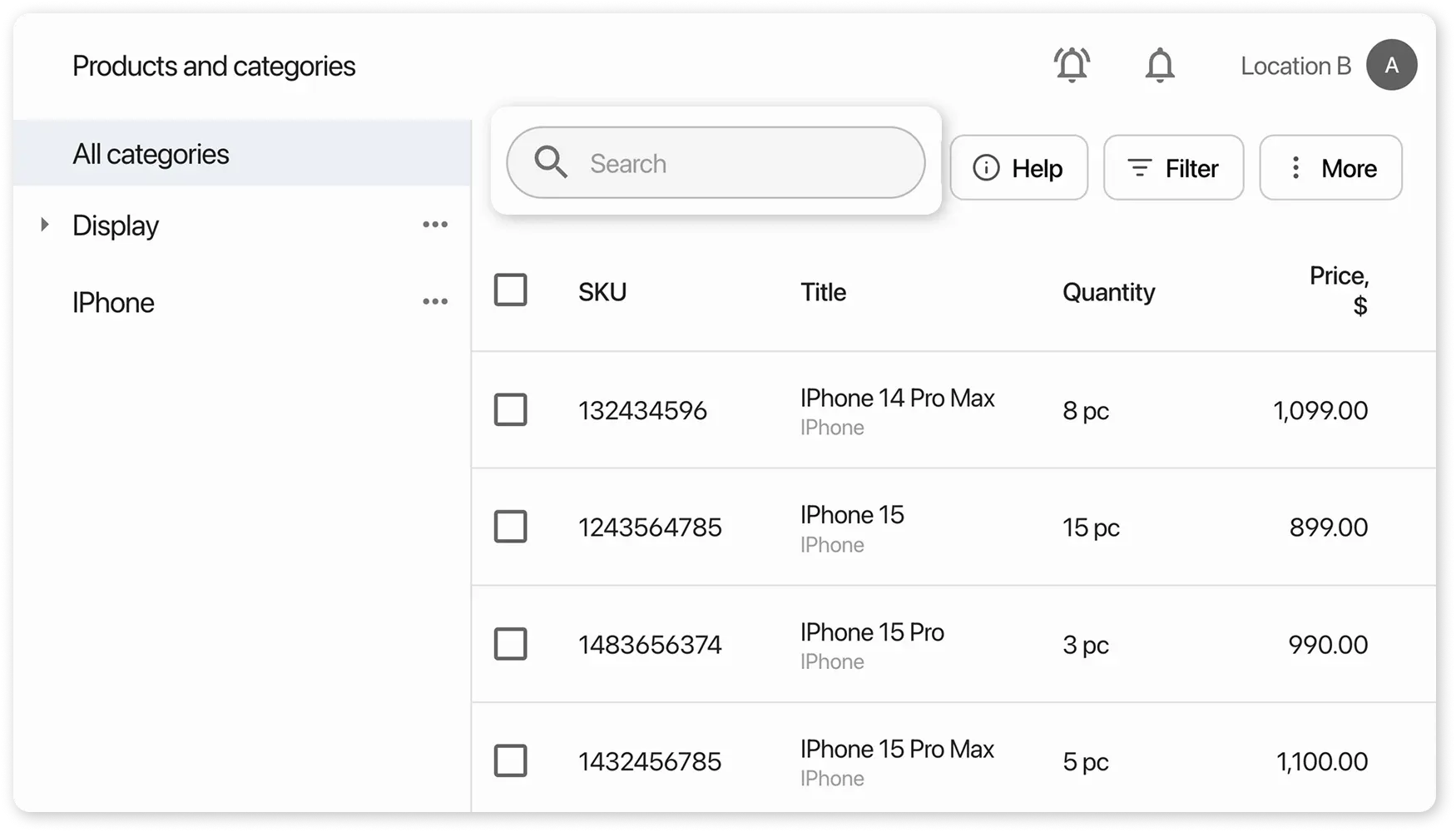 Как найти товар с помощью сканера